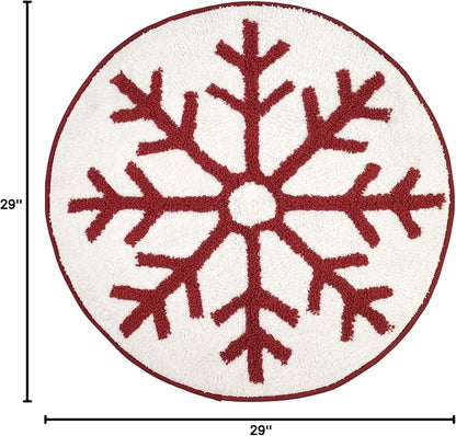 Avanti Linens - Christmas Bathroom Rug 20x30, Soft & Absorbent Cotton | Christmas Design, Soft & Absorbent, Non-Slip Backing, Machine Washable, Holiday Bathroom Décor