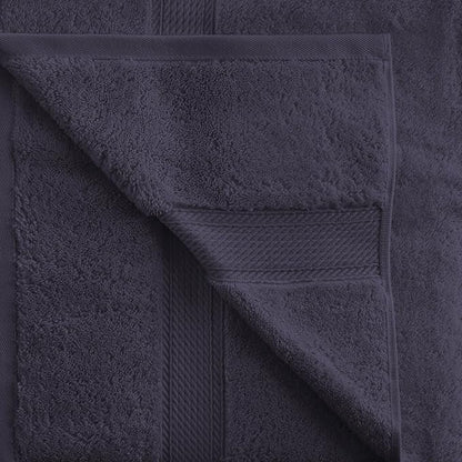 SUPERIOR Egyptian Cotton Plush & Absorbent, Hand Towel Set of 4, Navy Blue | Quick Dry, Soft Luxury Towel Set, Bath Essentials for Bathroom, Guest Bath, Spa, 4 Piece Set, Madeline Towels
