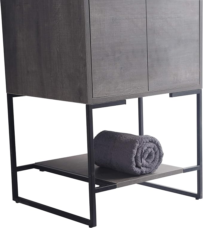 20 Inch Bathroom Vanity with Sink - Modern Knob Free Design, Elegant Space-Saving Solution for Your Bathroom - Durable, Bathroom Vanities for a Contemporary Look - Urbania Collection