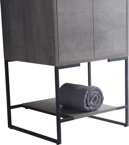 20 Inch Bathroom Vanity with Sink - Modern Knob Free Design, Elegant Space-Saving Solution for Your Bathroom - Durable, Bathroom Vanities for a Contemporary Look - Urbania Collection