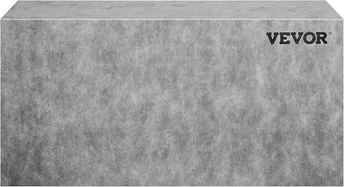 VEVOR Tile Shower Seat, 38.2" x 11.4" x 20" Tile Shower Seat, Factory Waterproof & 100% Leak-Proof Tileable Shower Corner Seat, 440lbs Loading Rectangular Board Shower Bench, Grey