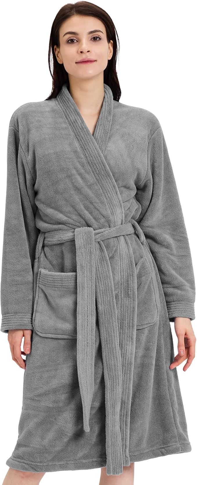 Towel Robe for Women – Soft Absorbent Kimono Bathrobe, Quick-Dry Spa Shower & Hotel Use