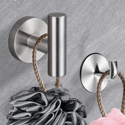 8 Pieces Bathroom Towel Rack Set, Includes 2PCS 23.6 inch Towel bar, 2PCStowel Hook, 2 PCS Towel Ring, 2PCS Toilet Paper Holder-Brushed Nickel Bathroom Accessories Sets