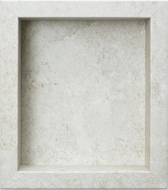 Palisade 17.5 in x 15.5 in Vinyl Shower Niche Rain Cloud | Waterproof Shower Insert