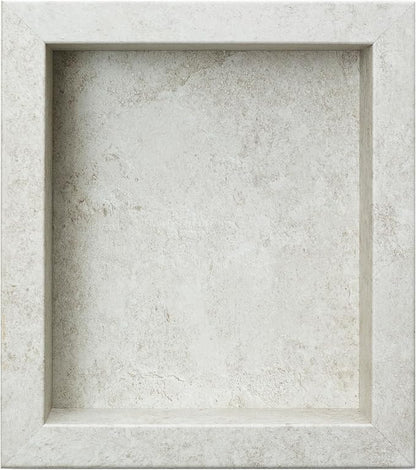 Palisade 17.5 in x 15.5 in Vinyl Shower Niche Rain Cloud | Waterproof Shower Insert