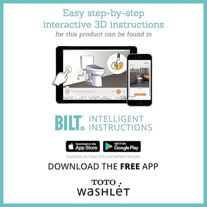 TOTO WASHLET S5 Electronic Bidet Toilet Seat with Instantaneous Water Heating, PREMIST and EWATER+ Wand Cleaning, Elongated, Cotton White - SW3446#01