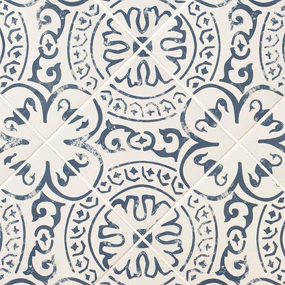 MSI Indigo Encaustic Sample Glazed Porcelain Wall Tile for Bathroom, Floor Tile and Kitchen Backsplash