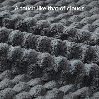 REDKISS 4 Pack Charcoal Gray Microfiber Bath Towels Large 30"x60" | Super Absorbent, Quick Dry, Super Soft, Lint Free, Fluffy Towel for Bathroom, Spa, Gym, Travel, Dorm, Ideal Everyday Use