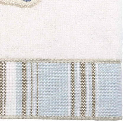 Avanti Linens - Hand Towel, Soft & Absorbent Cotton Towel, Coastal Inspired Bathroom Decor (By the Sea Collection, White)