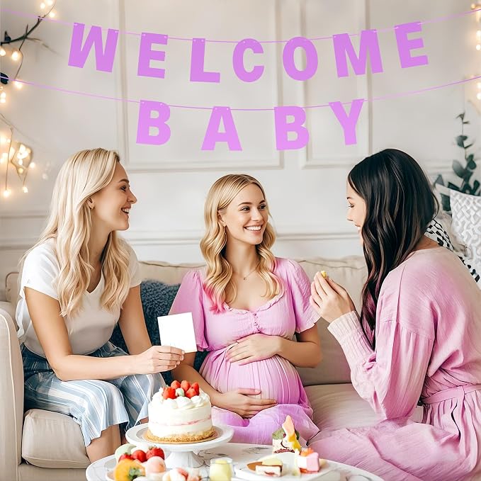 DIY Banner Kit with Letters Bright Pink Customizable Birthday Banners Graduation Banner Custom Party Hanging Banners for Graduation Wedding Party Baby Shower Decoration (Bright Pink)