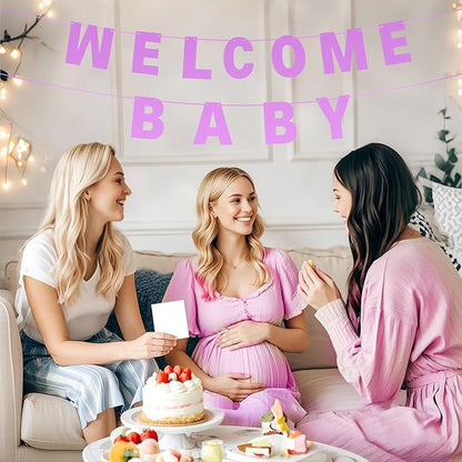 DIY Banner Kit with Letters Bright Pink Customizable Birthday Banners Graduation Banner Custom Party Hanging Banners for Graduation Wedding Party Baby Shower Decoration (Bright Pink)