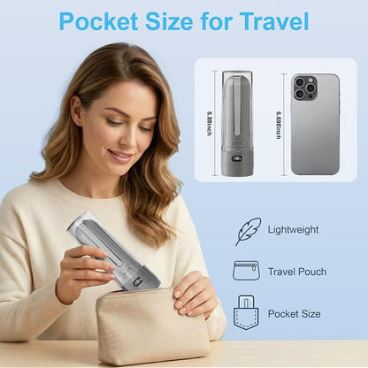 Electric Portable Bidet for Men & Feminine Care, Gray