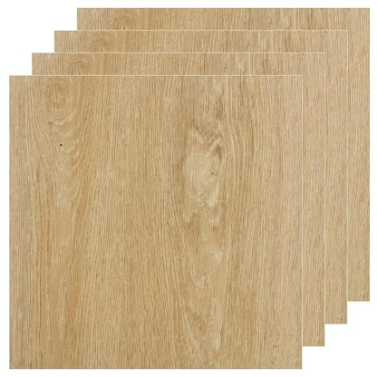 40 Sheet Vinyl Flooring 12x12 Peel and Stick Floor Tile Waterproof Clearance Vinyl Floor Tiles Light Wood Self Adhesive Floor Tiles Sticky Laminate Flooring for Bathroom Kitchen Basement RV