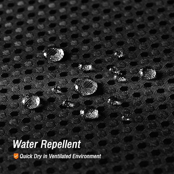 Stall Black Fabric Shower Curtain, 54 x 72 | 54 Inch Wide Solid Black Weave Textured Fabric Shower Curtain for Bathroom, Water Repellent