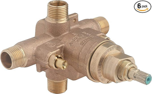 Symmons 262XBODY Temptrol Brass Pressure-Balancing Tub and Shower Valve with Service Stops (Pack of 6)