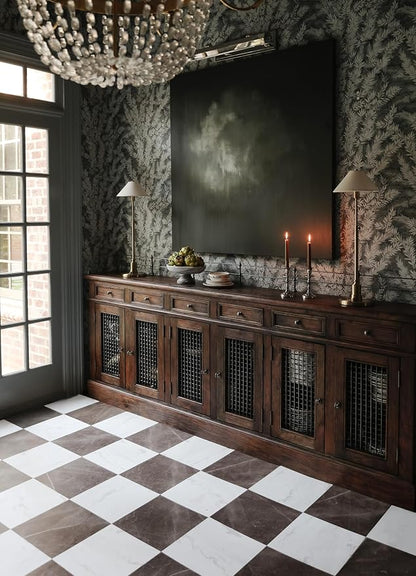 FloorPops x Chris Loves Julia Bonneville Bronze Peel and Stick Floor Tiles, FP6524