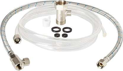 Brondell Bidet Left Hand Bidet Attachment SouthSpa Dual Temperature and Dual Nozzle - control panel on left side - Dual Temperature for warm water wash with Dual Positionable Nozzles, LH-22