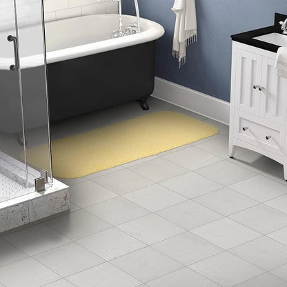 Garland Rug Jazz Nylon Washable 22 in. x 60 in. Rubber Ducky Yellow Bath Rug Soft, Absorbent, and Stylish for Your Bathroom