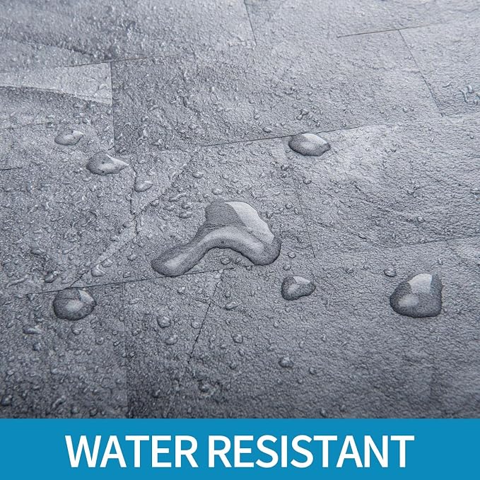 Art3d Peel and Stick Backsplash, Stick on Wall Tile, 10-Pack, Blue Grey | PVC, Self Adhesive, Splash Resistant, Multi-Surface Compatibility, Ideal for Kitchens, Fireplaces, Stair Areas