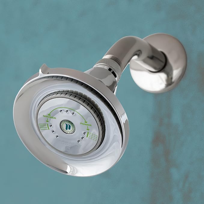 Niagara Conservation Earth Luxe High Efficiency 1.5 GPM Showerhead in Chrome, N3915CH