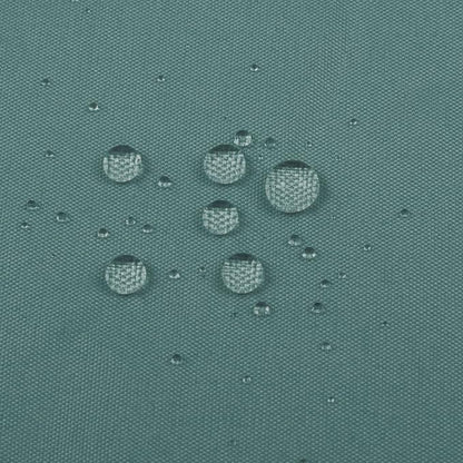 ALYVIA SPRING Waterproof Fabric Shower Curtain or Liner White/Teal, 72x72 | 3 Magnets, Soft Cloth & Hotel Quality, Machine Washable, Light-Weight, Standard Size
