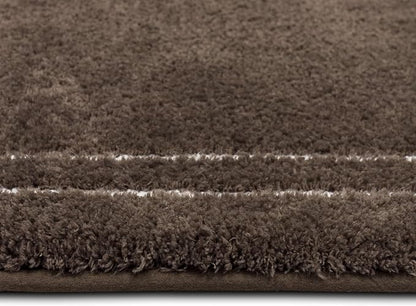 Mohawk Home Corona Casual Geometric Dark Brown 1' 8" X 2' 10" Machine Washable Bath Mat Perfect for Bathroom