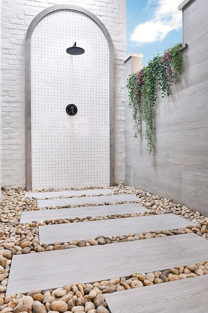 MSI Bianco Dolomite Dotty Polished Marble Mesh-Mounted Mosaic Tile for Kitchen Backsplash, Bathroom Wall, Accent Wall, and Shower