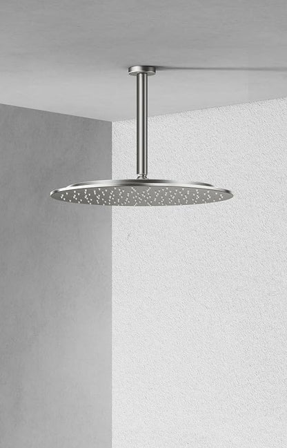 VBFF-Shower Head,rain shower head, 16 inch- Round Shower Head, 1.8 GPM Flow Rate, rainfall showerhead,VBFF14 (Brushed Nickel)