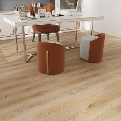 Lareko Peel and Stick Floor Tile, Waterproof Vinyl Plank Flooring | 36-Pack 54 Sq.Ft, Self-Adhesive Laminate Vinyl Tiles,Realistic Wood Grain for DIY Bathroom, Laundry Room & Rental Upgrades