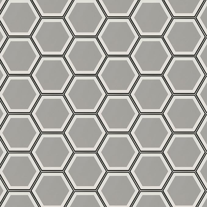 MSI Hexley Hive Hexagon Matte Porcelain Floor and Wall Tile Sample for Kitchen Backsplash, Accent Wall, and Shower