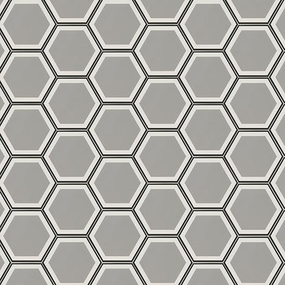MSI Hexley Hive Hexagon Matte Porcelain Floor and Wall Tile Sample for Kitchen Backsplash, Accent Wall, and Shower