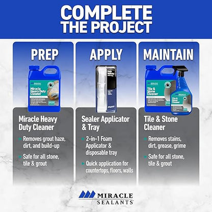 Miracle Sealants 511 Seal & Enhance Premium Enhancing Sealer for Stone & Tile, Pint, 6 Pack