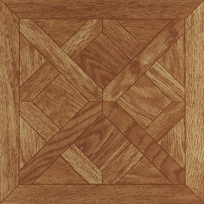 Nexus Self Adhesive 12-Inch Vinyl Floor Tiles, 20 Tiles - 12" x 12", Classic Parquet Oak Slate Pattern - Peel & Stick, DIY Flooring for Kitchen, Dining Room, Bedrooms & Bathrooms by Achim Home Decor
