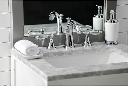 Aqua Eden KS2971WLL 8 in. Widespread Bathroom Faucet, Polished Chrome