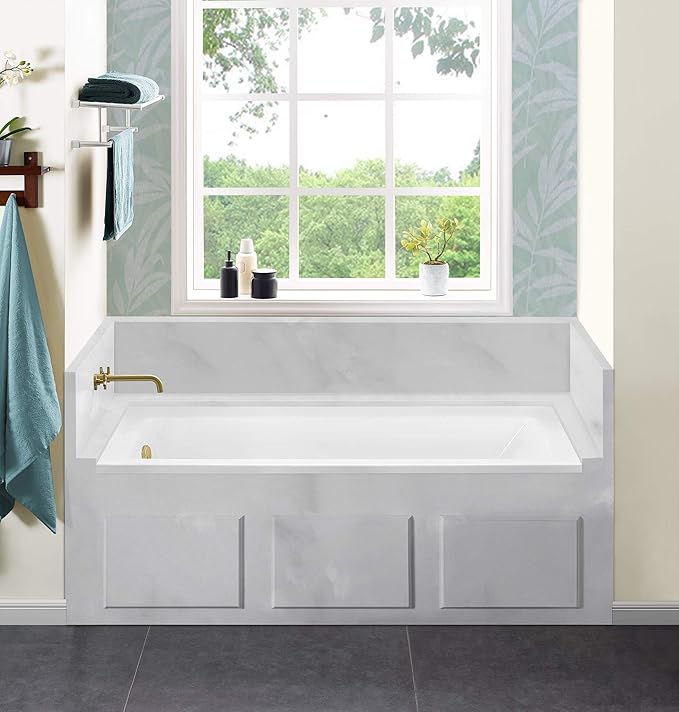 Swiss Madison Voltaire 60" x 30" Left-Hand Drain Alcove Bathtub