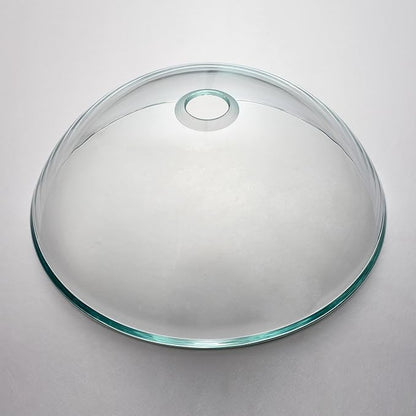 Kraus GV-100-CH Crystal Clear Glass Vessel Sink with PU-MR, Chrome