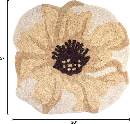 Avanti Linens - Floral Bathroom Rug 20x30, Soft, Non-Slip & Absorbent Cotton