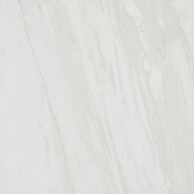 Daltile Perpetuo 12" X 12" Porcelain Marble Look Floor & Wall Tile in Polished Timeless White (13 pieces per carton) (12.22 sqft per carton)
