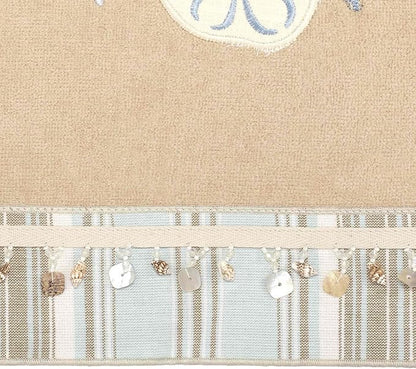 Avanti Linens - Hand Towel, Quick Dry, Soft & Absorbent Cotton Towel, Coastal Inspired Bathroom Accessories (By the Sea Collection, Rattan)