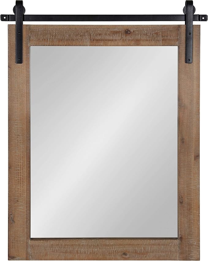 Kate and Laurel Cates Farmhouse Wall Mirror