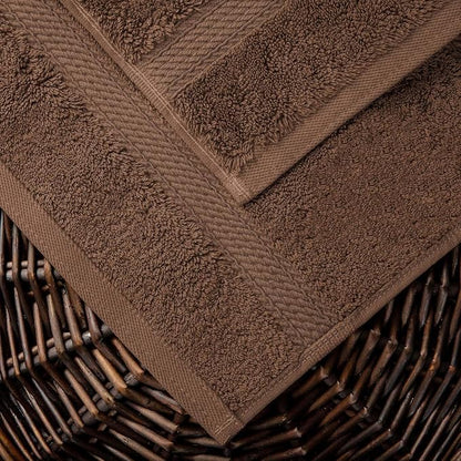 Superior Egyptian Cotton Ultra Plush & Absorbent, 10 Piece Set, Chocolate | Quick Dry, Soft Luxury Towel Set, Bath Essentials, Guest Bath, Spa, 2 Bath, 4 Hand, 4 Face Towels, Madeline Towels