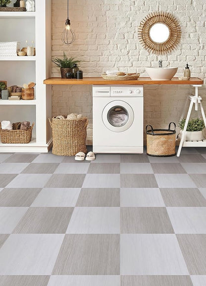 FloorPops 12-in by 12-in Kingsley Natural Peel and Stick Floor Tiles, FP5060