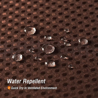 Brown Fabric Shower Curtain, 72 X 72 | Cloth-Textured Shower Curtain for Bathroom - Soft Cloth & Hotel Spa Luxury, Water Repellent, Machine Washable