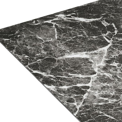 Nexus Self Adhesive Vinyl Floor Tiles, 20 Tiles - 12'' x 12'', Smoke Marble Peel & Stick, DIY Flooring for Kitchen, Dining Room, Bedrooms Bathrooms by Achim Home Decor, Dark Grey with White Vein