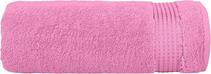 Elegant Comfort Premium Turkish Cotton 1 Piece Jumbo Bath Towel - 35 x 70 inch, Luxurious Hotel Spa Quality 100% Turkish Cotton Large Bath Towel - Highly Absorbent - Soft Bathroom Towel, Light Pink
