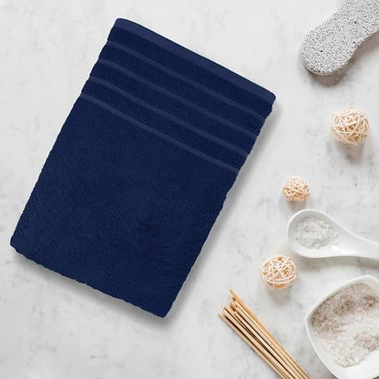 Avalon Towels Bath Towels Set of 4, Size 30 x 60 Inches - 60% Cotton, 40% Viscose Made from Bamboo, Soft and Absorbent, Thin and Quick Drying, Lightweight, Perfect for Daily Use