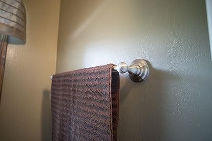 Design House 538330 Calisto 24-inch Wall-Mounted Towel Bar Satin Nickel