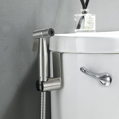 Premium Handheld Bidet Spray for Toilet | Adjustable Water Pressure | Leak-Proof Stainless Steel Toilet Bedit Sprayer | Muslim Shower | Cloth Diaper Washer Extra 1 Bidet Sprayer