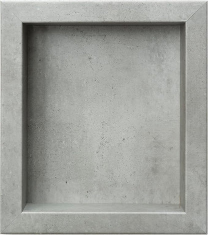 Palisade 17.5 in x 15.5 in Vinyl Shower Niche Frost Nickel | Waterproof Shower Insert
