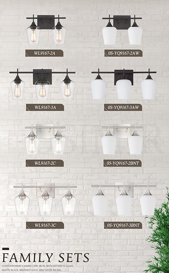 3-Light Bathroom Lighting Fixtures Over Mirror, 21" Oil Rubbed Bronze Vanity Lights Farmhouse Bath Wall Sconce with Milk Glass for Bath, OS-YQ9167-3AW